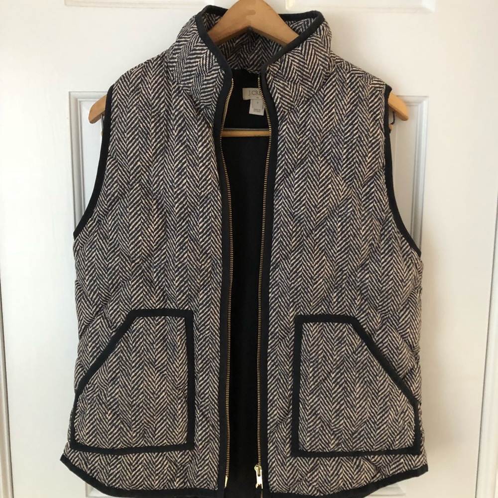 J. Crew Herring Bone Vest